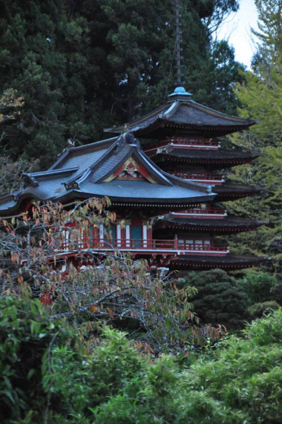 Japonese Tea Garden no Golden Gate Park, em San Francisco, na Califórnia, nos Estados Unidos
